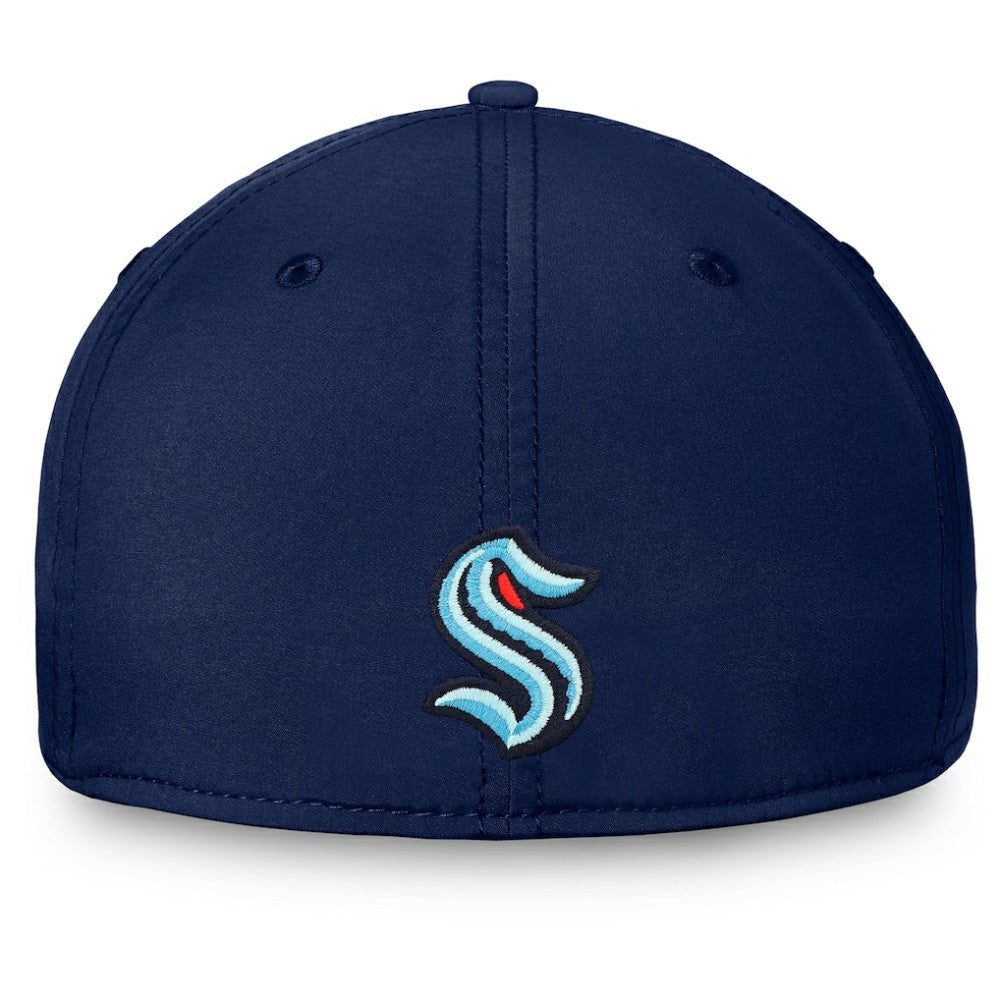 Seattle Kraken Fanatics Wordmark Flex Hat - Deep Sea Blue | US 4026749