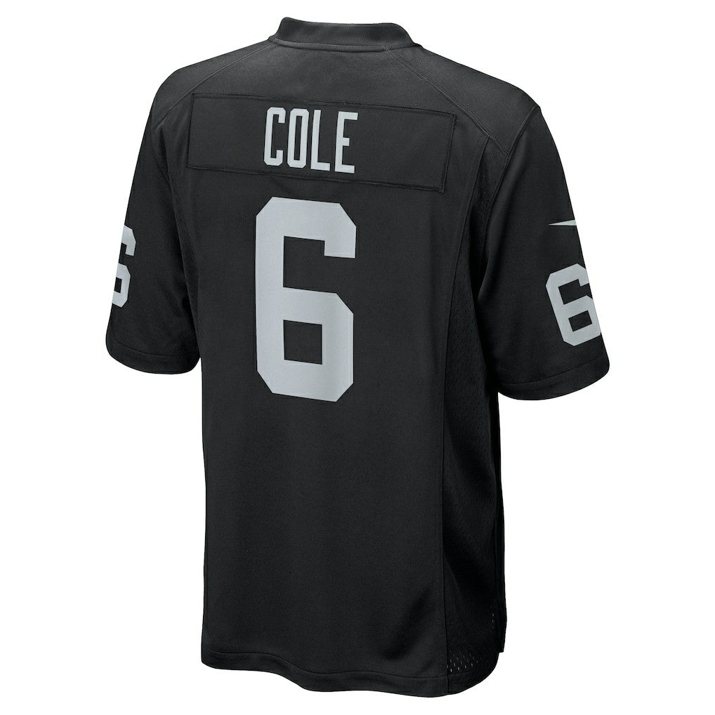 AJ Cole Las Vegas Raiders Game Jersey - Black Jerseys