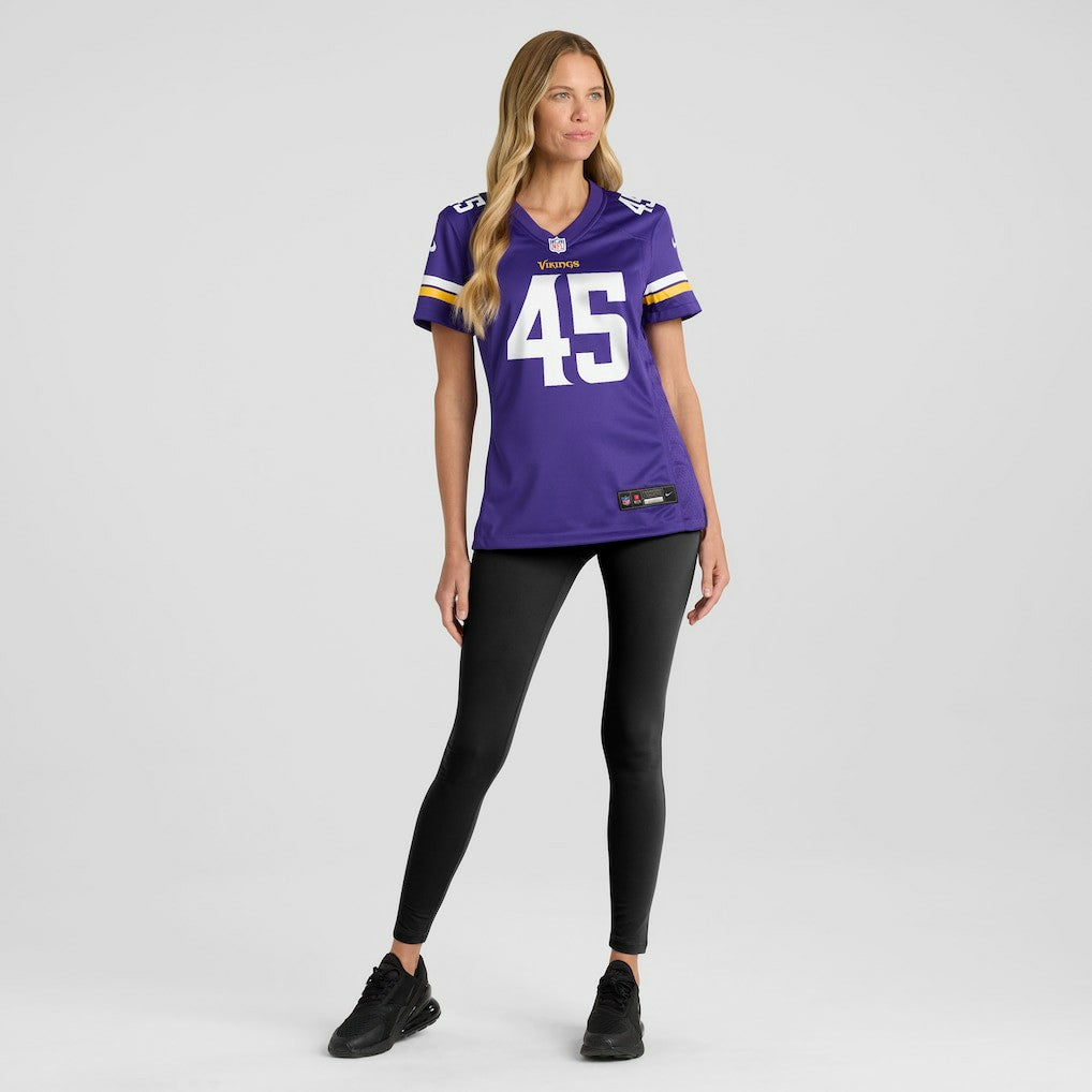 Troy Dye Minnesota Vikings Women's Game Jersey - Purple Jerseys