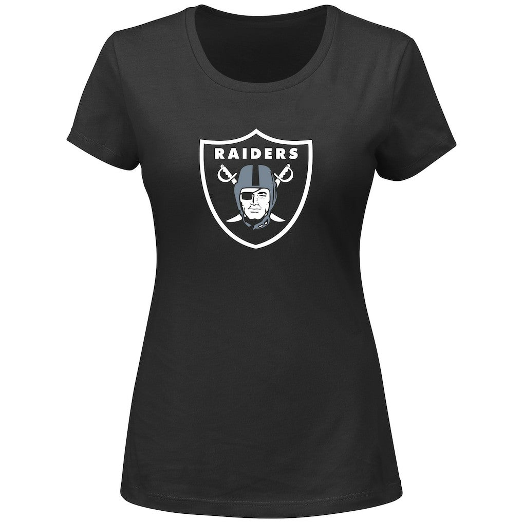 Maxx Crosby Las Vegas Raiders Women's Plus Size Name & Number V-Neck T-Shirt - Black T-shirts