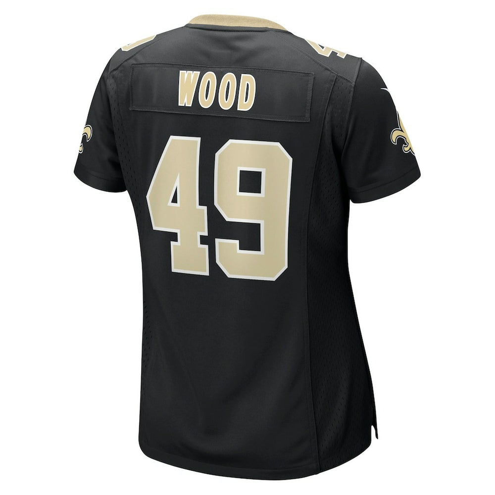 Zach Wood New Orleans Saints Women's Game Jersey - Black Jerseys