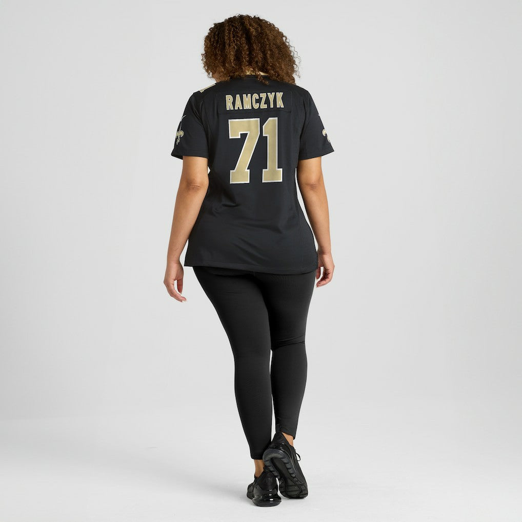 Ryan Ramczyk New Orleans Saints Women's Game Jersey - Black Jerseys