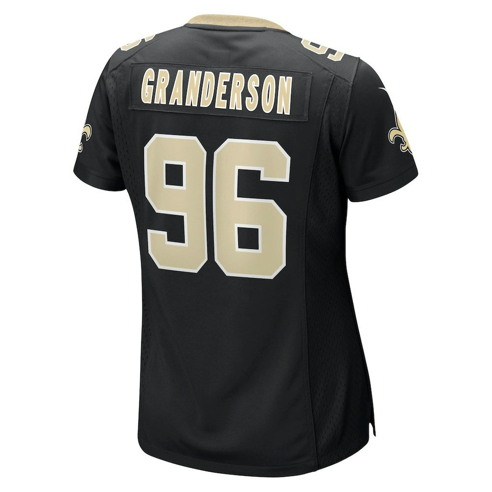 Carl Granderson New Orleans Saints Women's Game Jersey - Black Jerseys