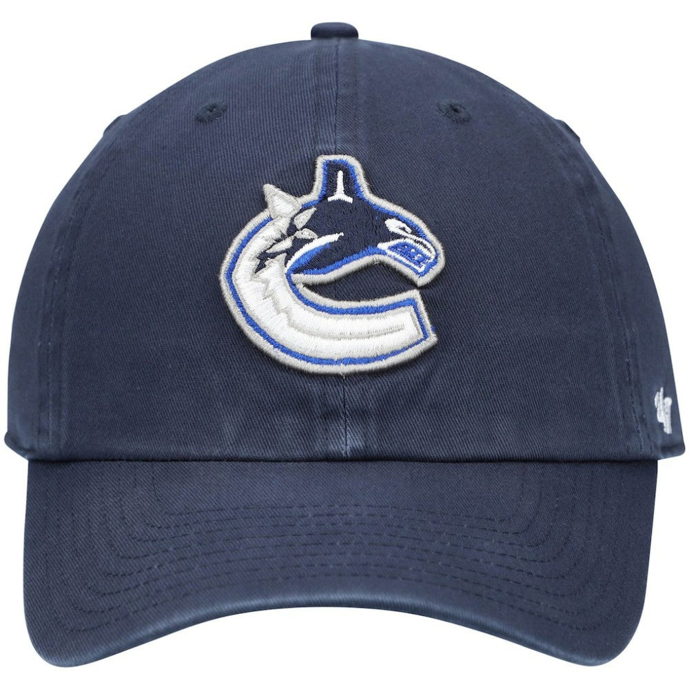 Vancouver Canucks '47 Team Clean Up Adjustable Hat - Navy | US 4028805
