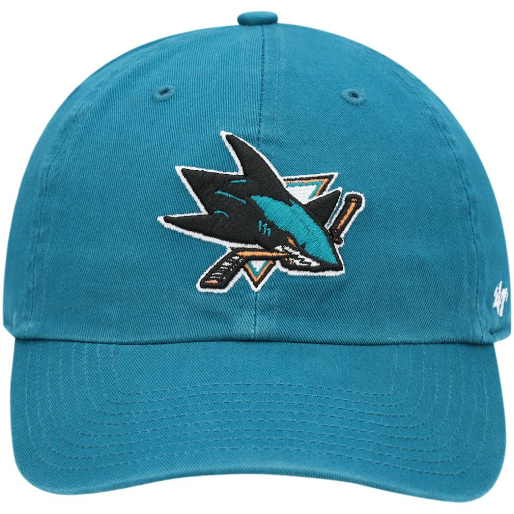 San Jose Sharks '47 Team Clean Up Adjustable Hat - Teal | US 4028811
