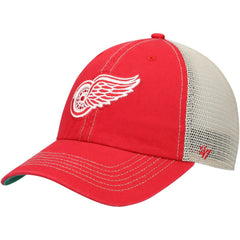 Detroit Red Wings '47 Trawler Clean Up Trucker Snapback Hat - Red | US 4028943