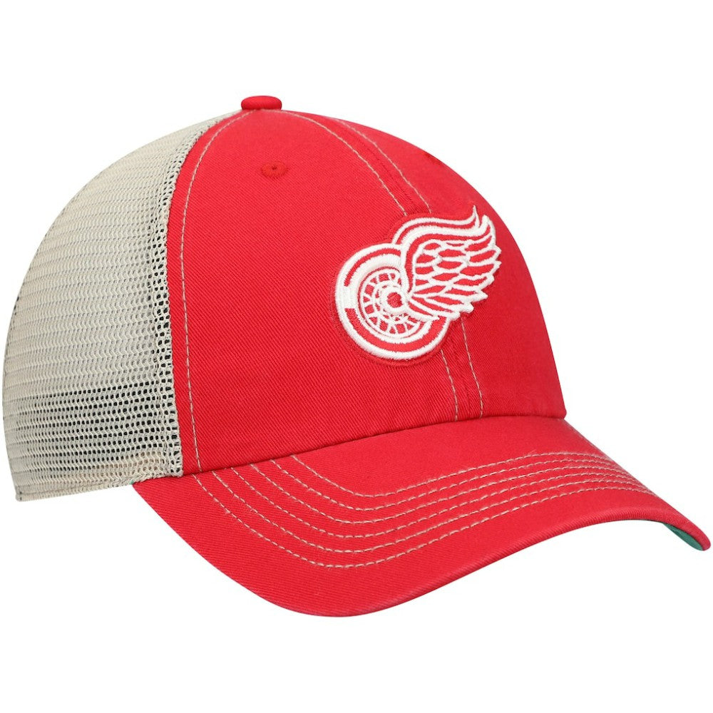 Detroit Red Wings '47 Trawler Clean Up Trucker Snapback Hat - Red | US 4028943