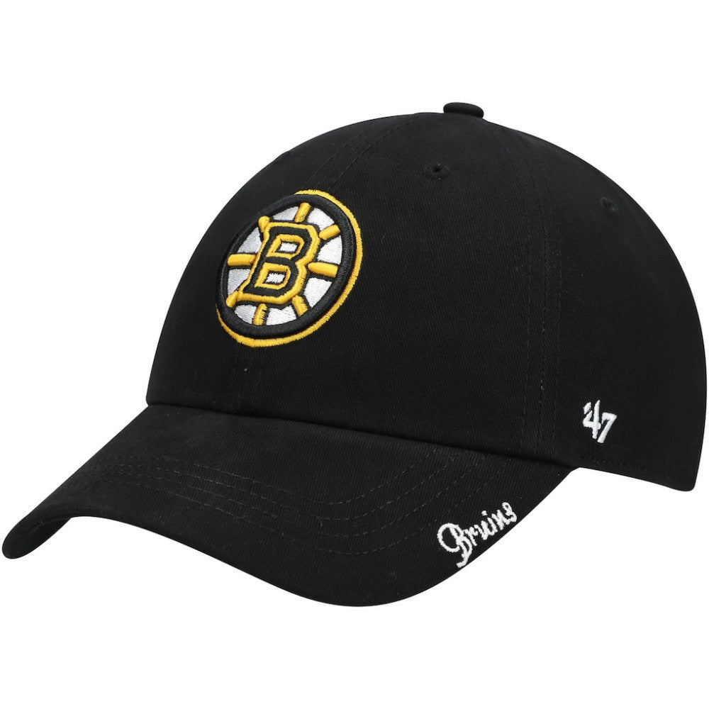 Boston Bruins '47 Women's Team Miata Clean Up Adjustable Hat - Black | US 4029071