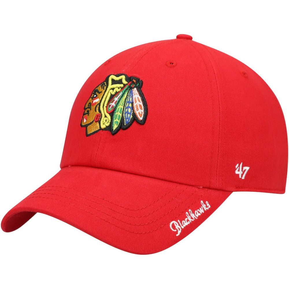 Chicago Blackhawks '47 Women's Team Miata Clean Up Adjustable Hat - Red | US 4029076