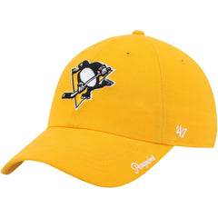 Pittsburgh Penguins '47 Women's Team Miata Clean Up Adjustable Hat - Gold | US 4029087