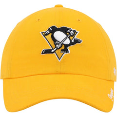 Pittsburgh Penguins '47 Women's Team Miata Clean Up Adjustable Hat - Gold | US 4029087