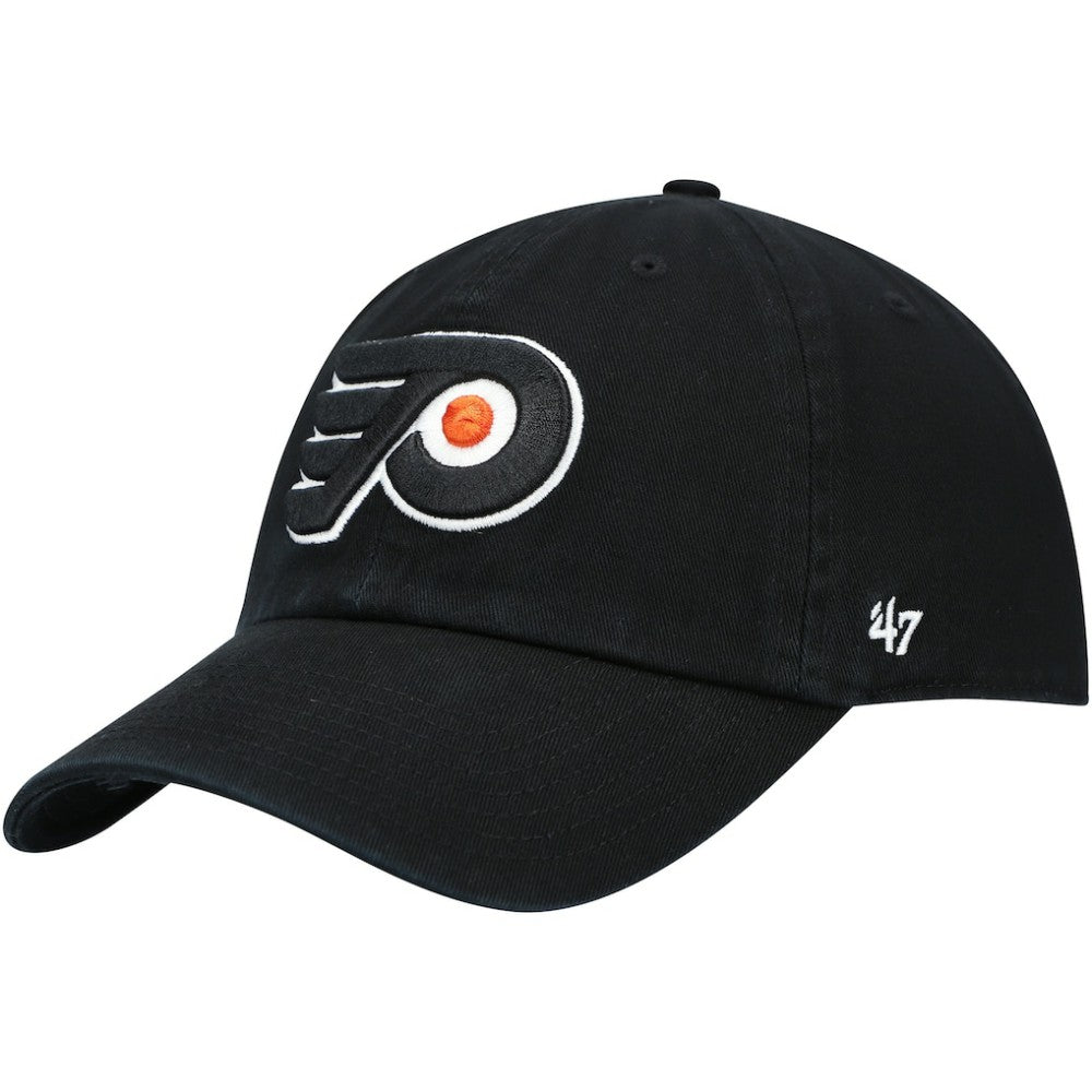 Philadelphia Flyers '47 Team Clean Up Adjustable Hat - Black | US 4031729