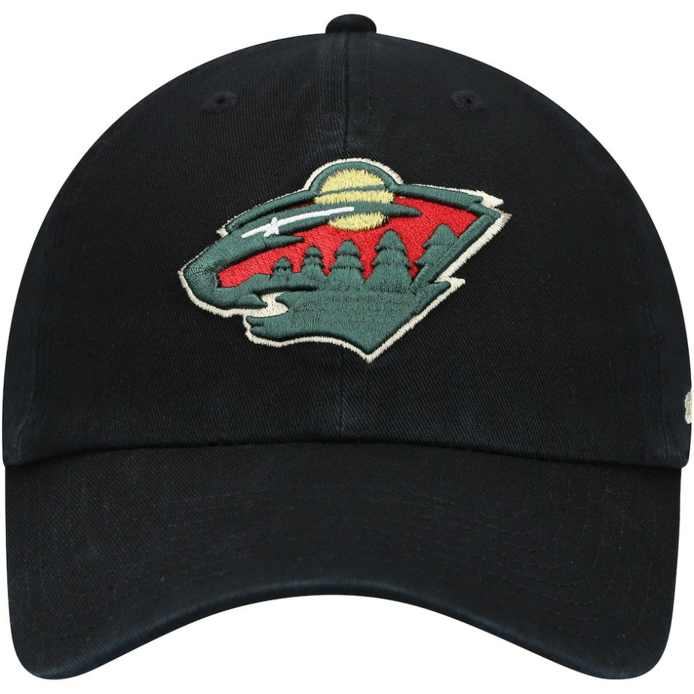 Minnesota Wild '47 Team Clean Up Adjustable Hat - Black | US 4031732