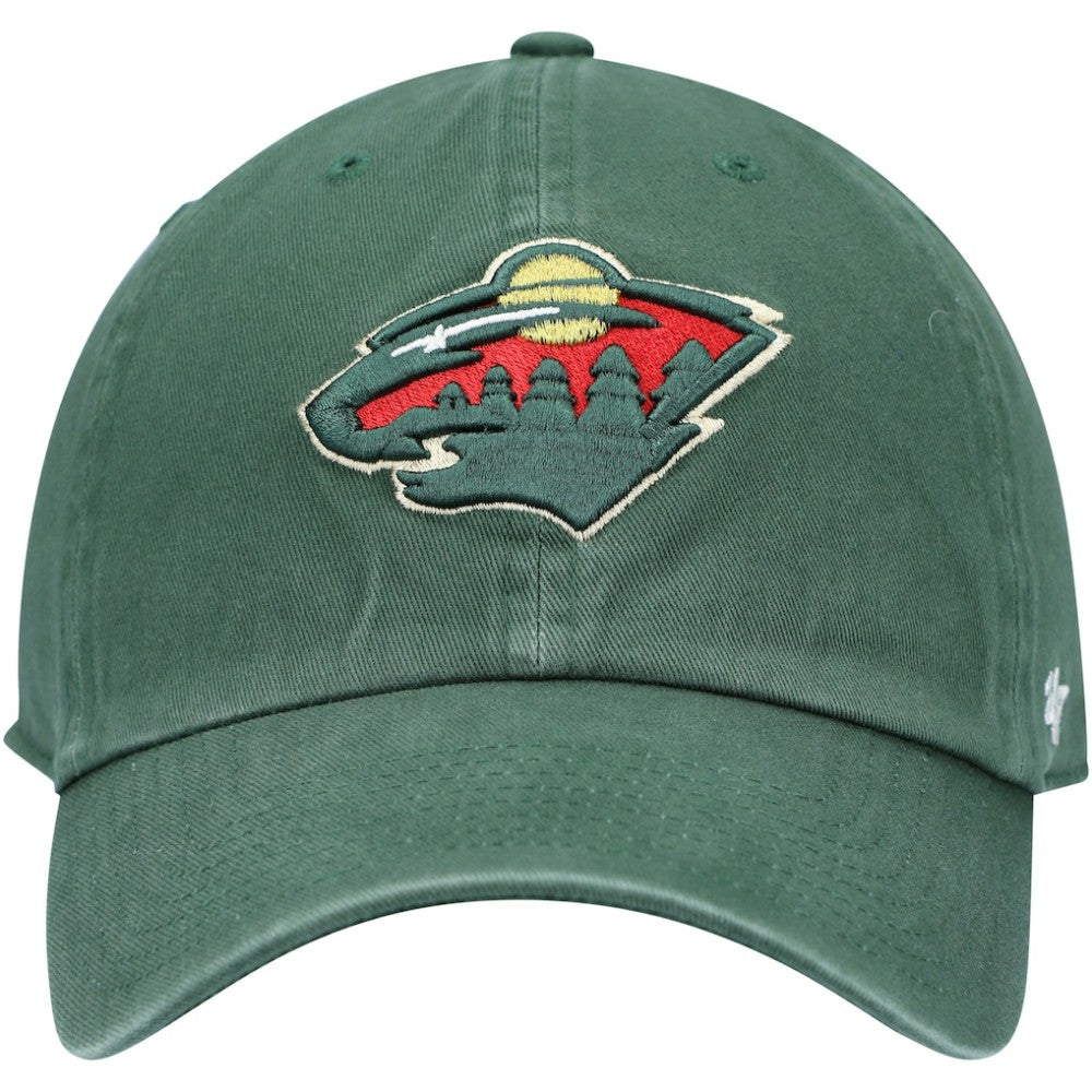 Minnesota Wild '47 Team Clean Up Adjustable Hat - Green | US 4031733