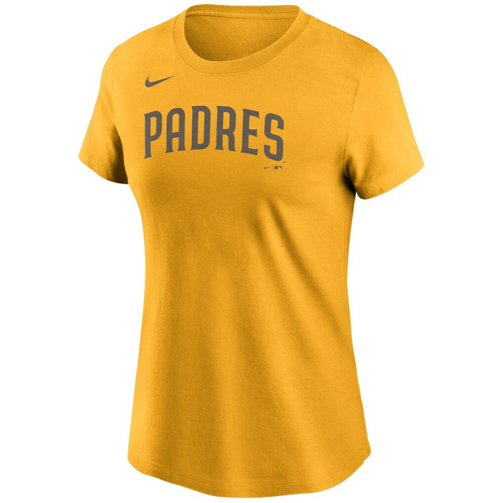 Fernando Tatís Jr. San Diego Padres Nike Women's Name & Number T-Shirt - Gold T-shirts