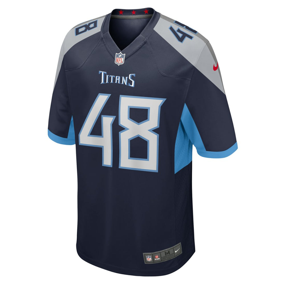 Beau Brinkley Tennessee Titans Game Jersey - Navy Jerseys