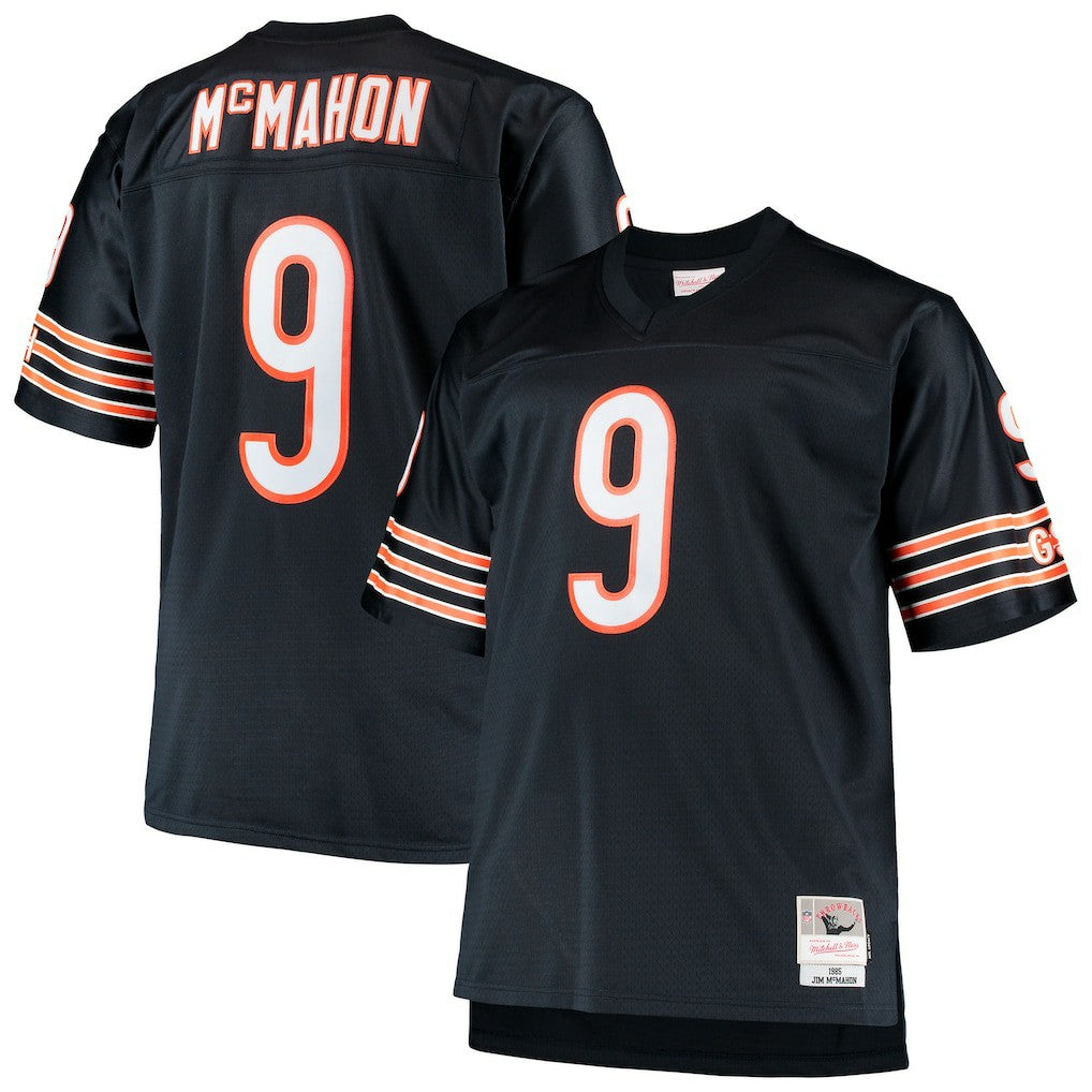 Jim McMahon Chicago Bears Big & Tall 1985 Retired Player Replica Jersey - Navy Jerseys