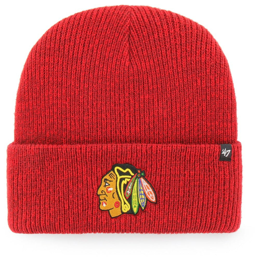 Chicago Blackhawks '47 Brain Freeze Cuffed Knit Hat - Red | US 4039190