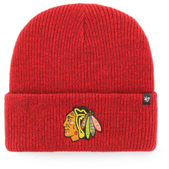 Chicago Blackhawks '47 Brain Freeze Cuffed Knit Hat - Red | US 4039190
