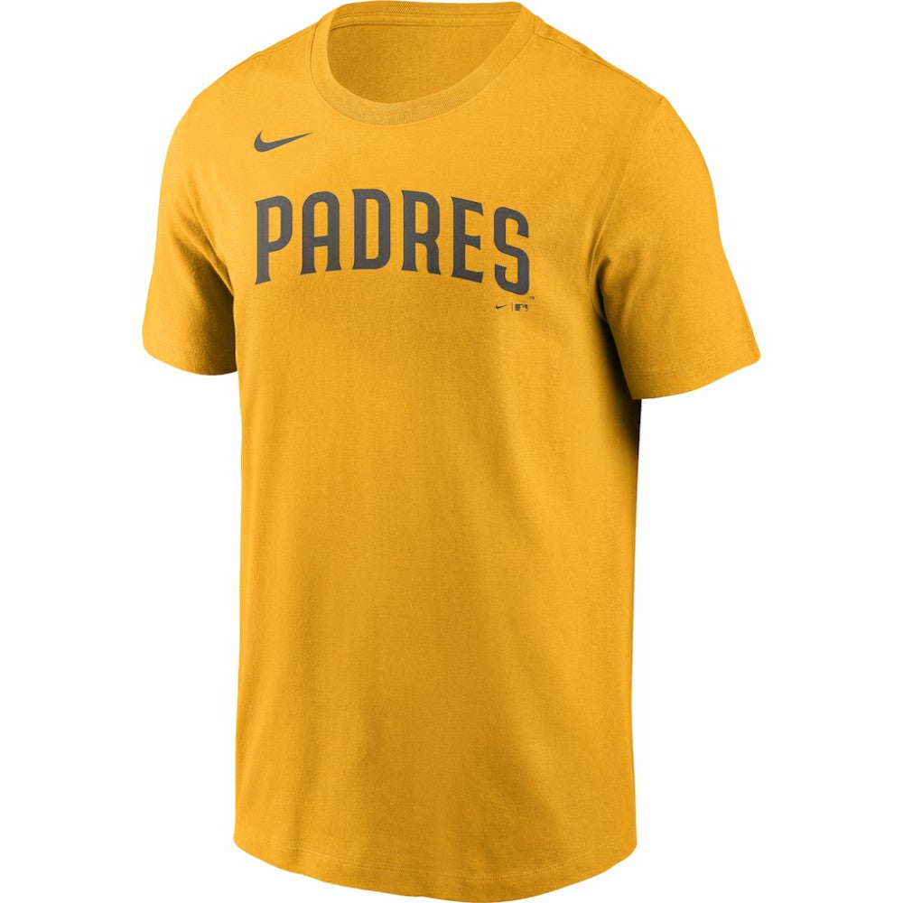 Fernando Tatis Jr. San Diego Padres Nike Name & Number T-Shirt - Gold T-shirts