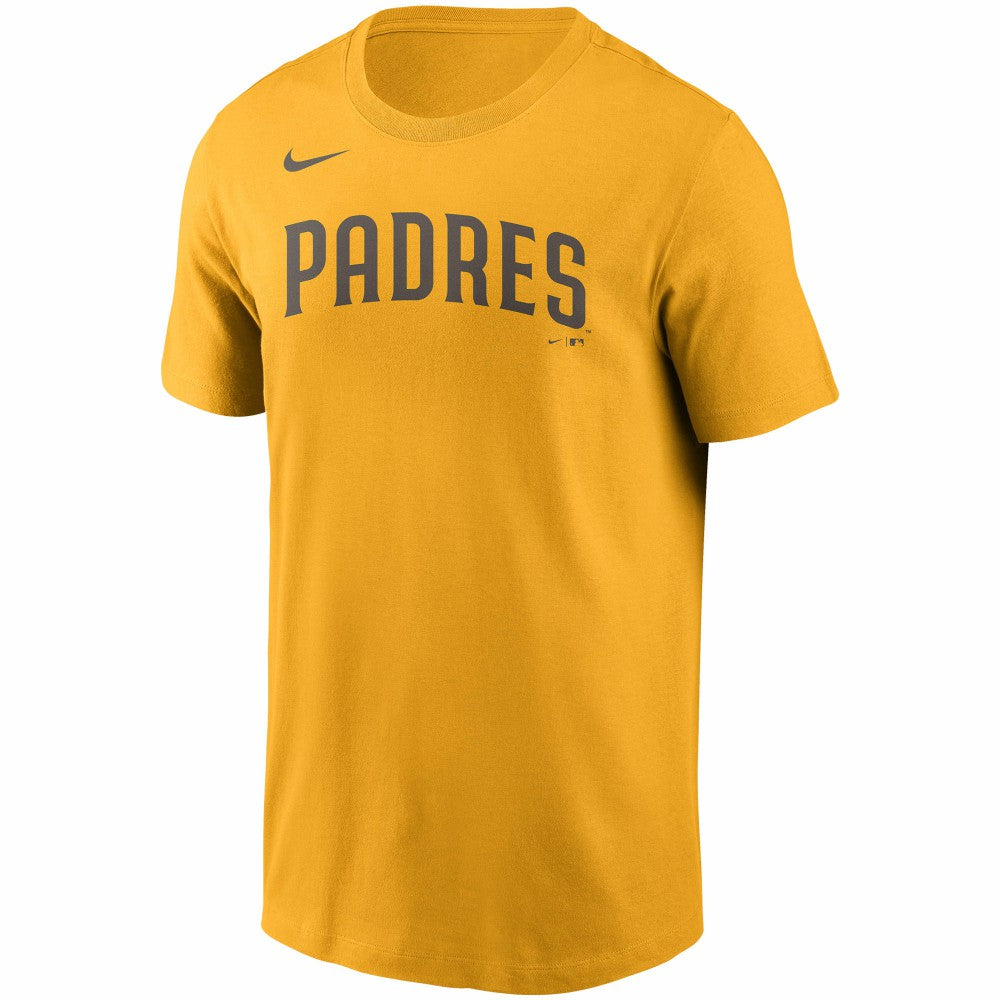 Manny Machado San Diego Padres Nike Name & Number T-Shirt - Gold T-shirts
