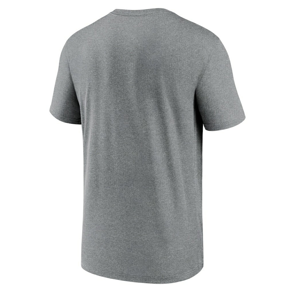 Las Vegas Raiders Legend Property Of Performance T-Shirt - Heather Charcoal T-shirts