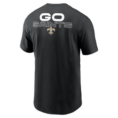 New Orleans Saints Local Phrase T-Shirt - Black T-shirts