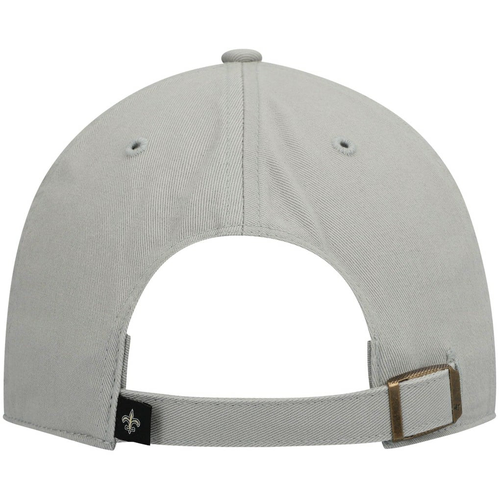 New Orleans Saints '47 Clean Up Adjustable Hat - Gray Hats