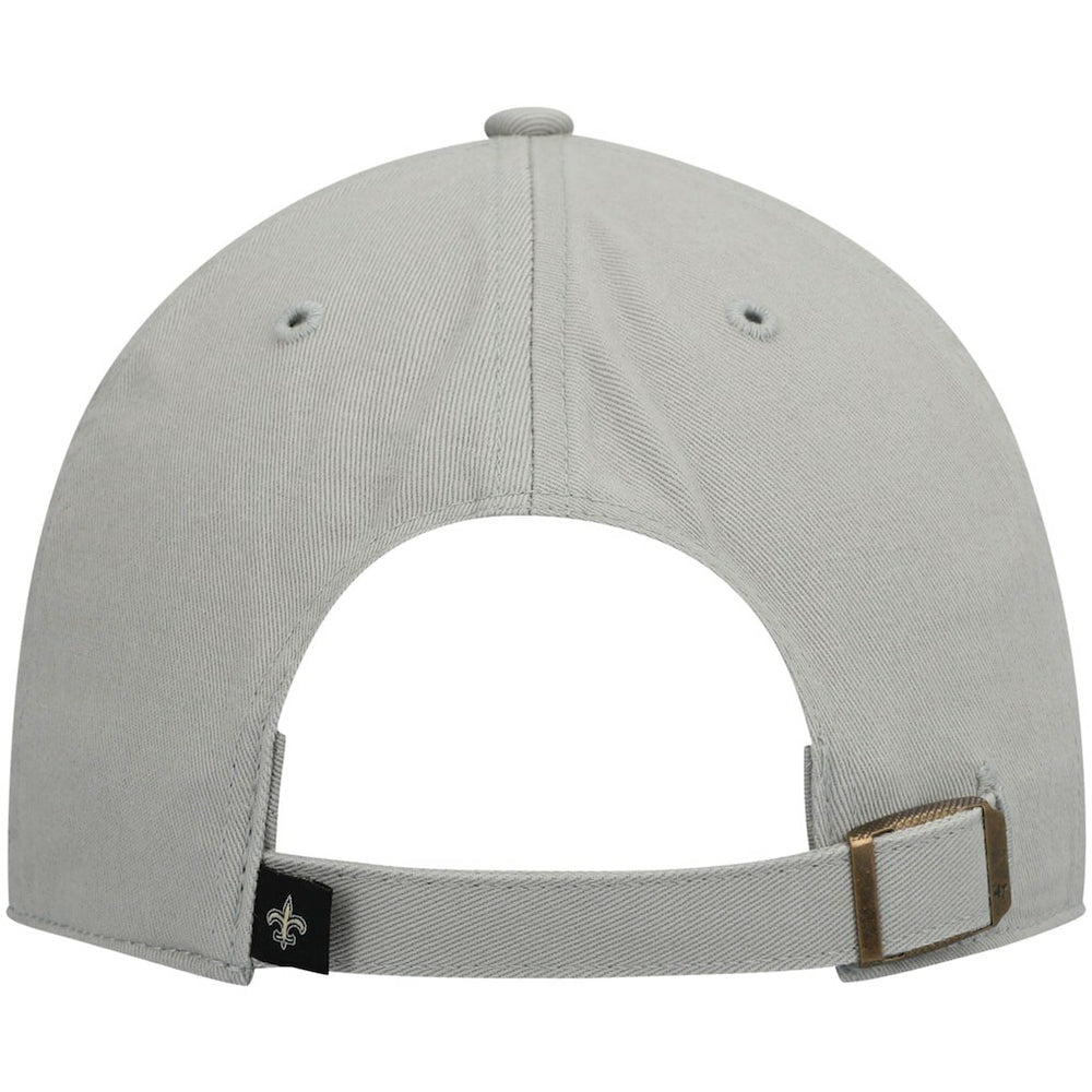 New Orleans Saints '47 Clean Up Adjustable Hat - Gray Hats