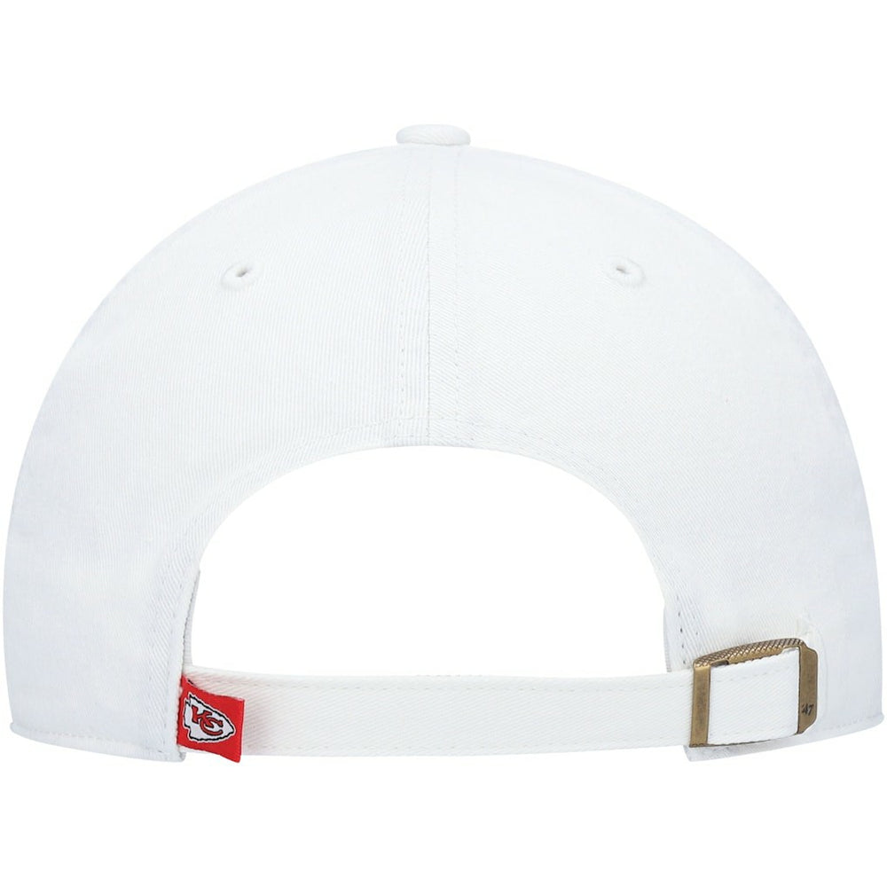Kansas City Chiefs '47 Logo Clean Up Adjustable Hat - White Hats
