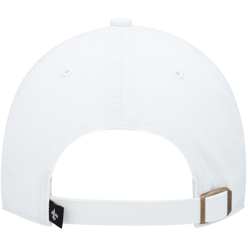 New Orleans Saints '47 Logo Clean Up Adjustable Hat - White Hats