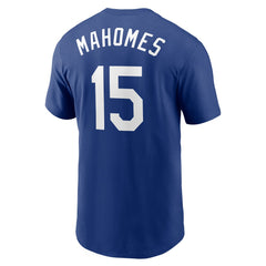 Patrick Mahomes Kansas City Royals Nike Name & Number T-Shirt - Royal T-shirts