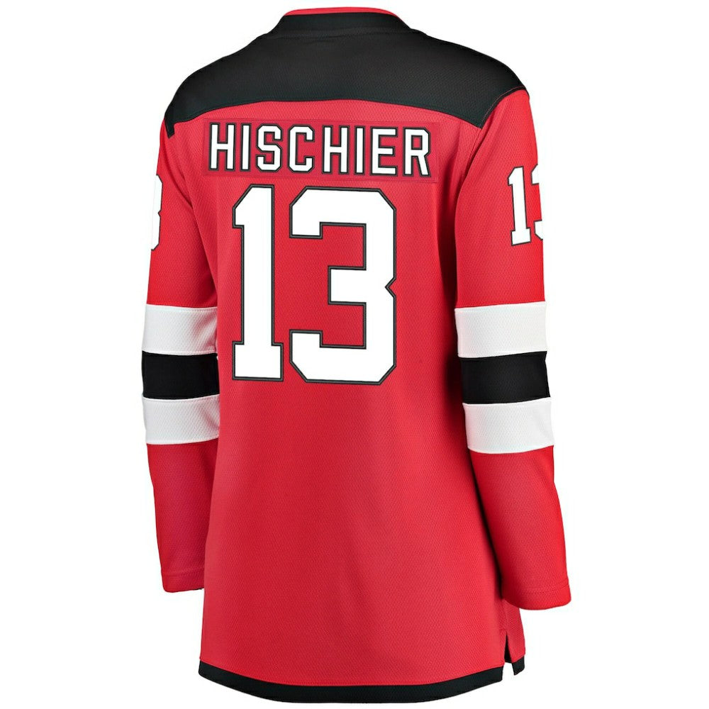 Nico Hischier New Jersey Devils Fanatics Women's Breakaway Home Player Jersey - Red | US 4050752