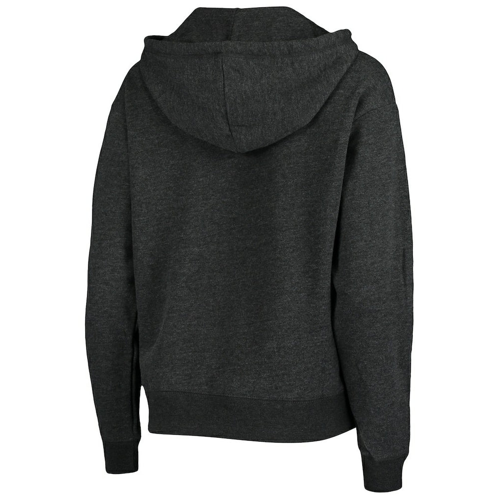 New Orleans Saints '47 Women's Cross Script Emerson Hoodie - Heather Charcoal Hoodies