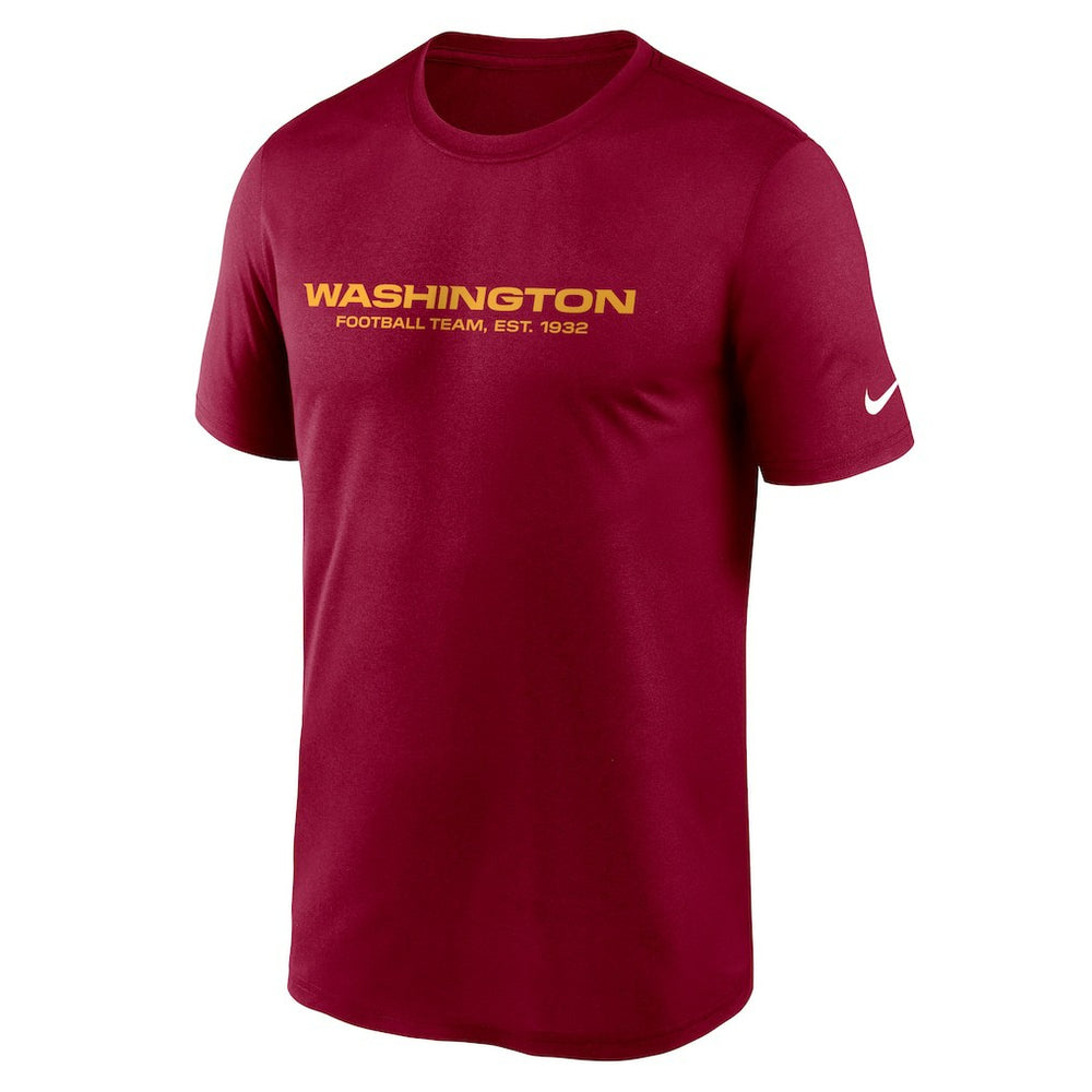 Washington Football Team Logo Essential Legend Performance T-Shirt - Burgundy T-shirts