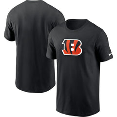 Cincinnati Bengals Primetime Logo Essential T-Shirt - Black T-shirts