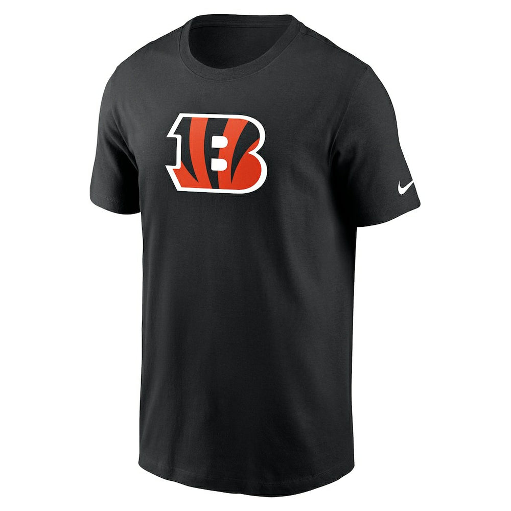 Cincinnati Bengals Primetime Logo Essential T-Shirt - Black T-shirts