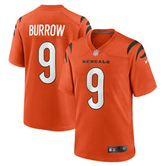 Joe Burrow Cincinnati Bengals Alternate Game Jersey - Orange Jerseys