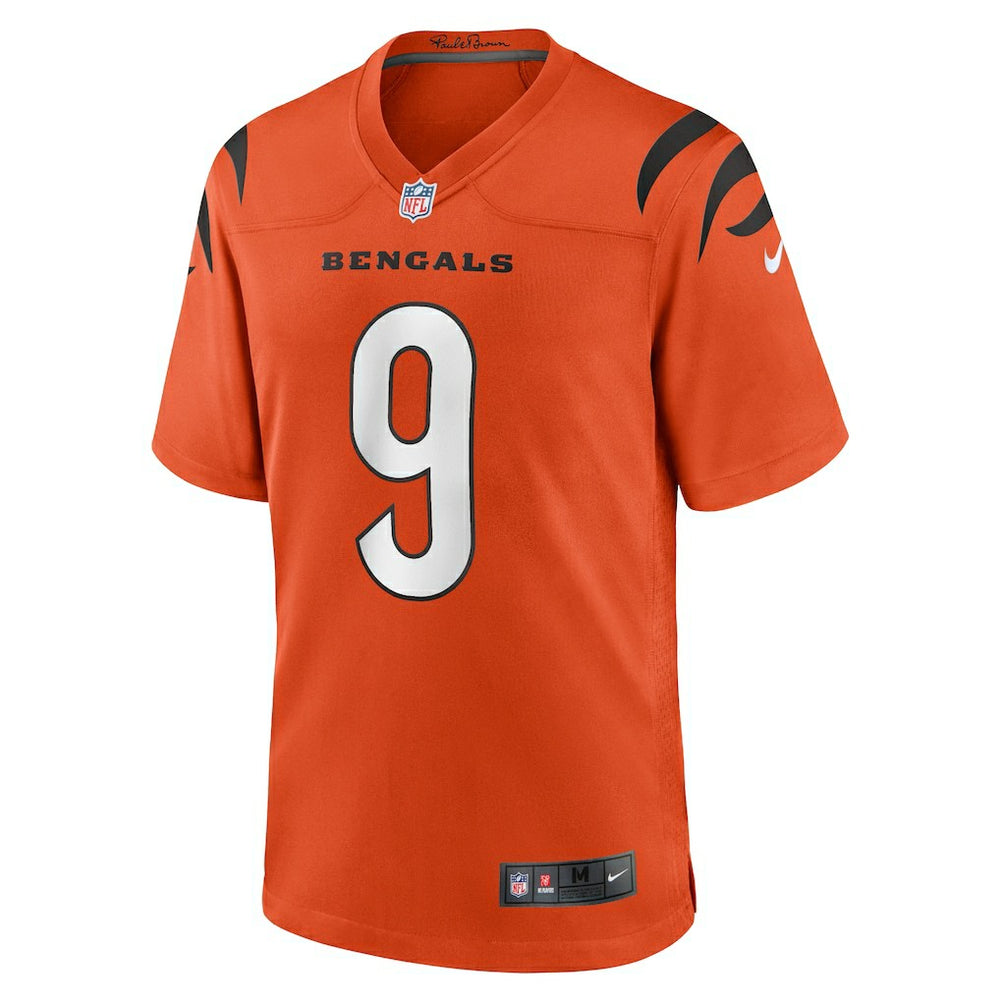 Joe Burrow Cincinnati Bengals Alternate Game Jersey - Orange Jerseys