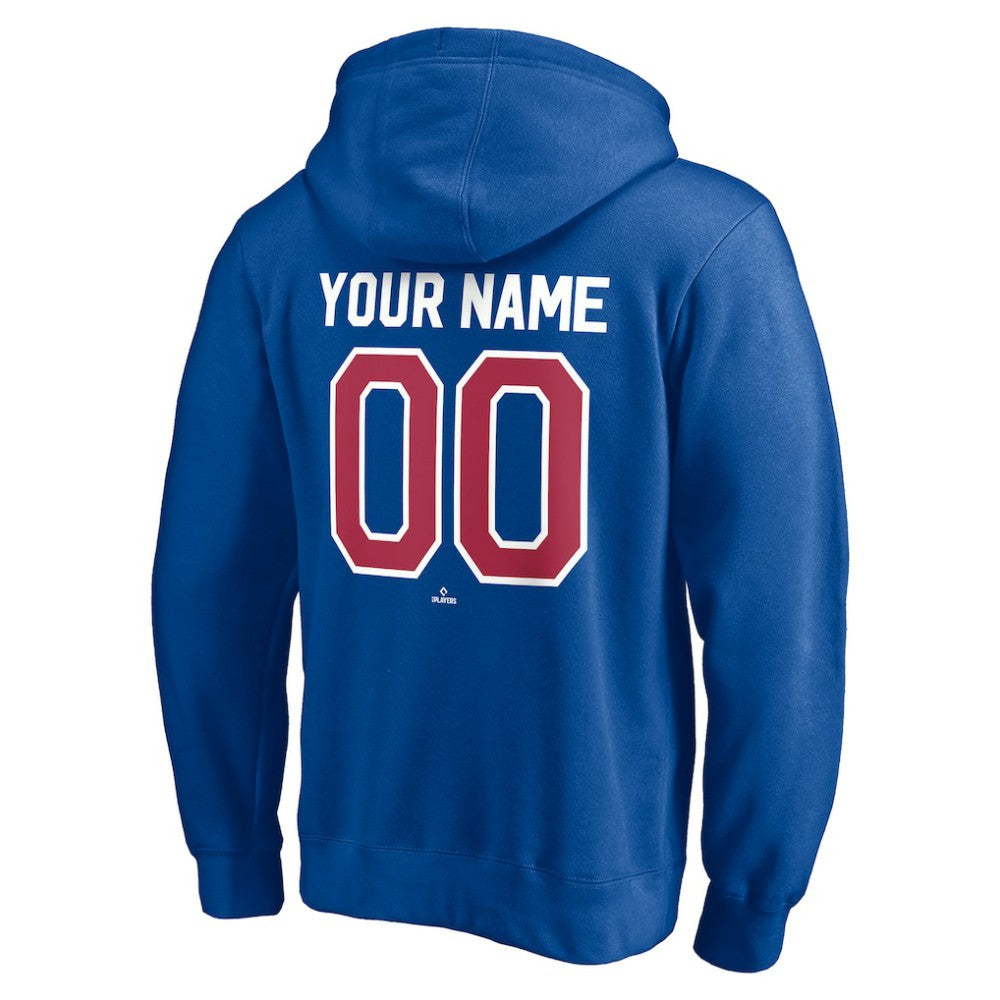 Atlanta Braves Cooperstown Winning Streak Personalized Name & Number Pullover Hoodie - Royal Hoodies