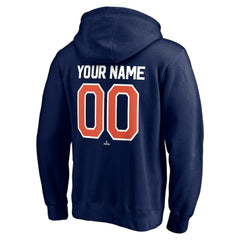Detroit Tigers Cooperstown Winning Streak Personalized Name & Number Pullover Hoodie - Navy Hoodies