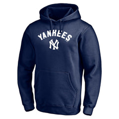 New York Yankees Cooperstown Winning Streak Personalized Name & Number Pullover Hoodie - Navy Hoodies