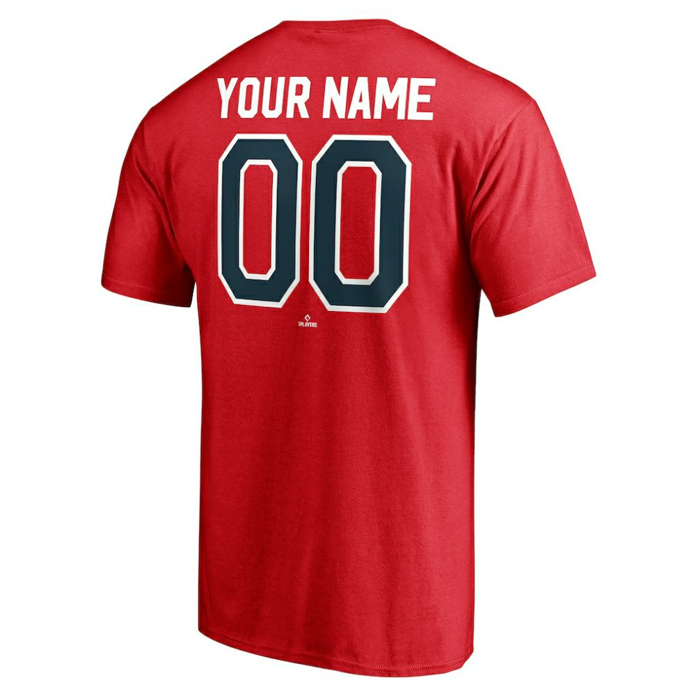 Boston Red Sox Cooperstown Winning Streak Personalized Name & Number T-Shirt - Red T-shirts
