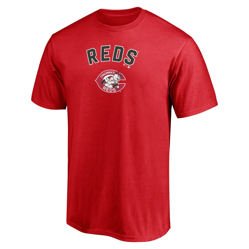 Cincinnati Reds Cooperstown Winning Streak Personalized Name & Number T-Shirt - Red T-shirts