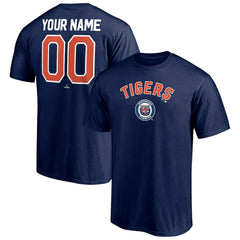 Detroit Tigers Cooperstown Winning Streak Personalized Name & Number T-Shirt - Navy T-shirts