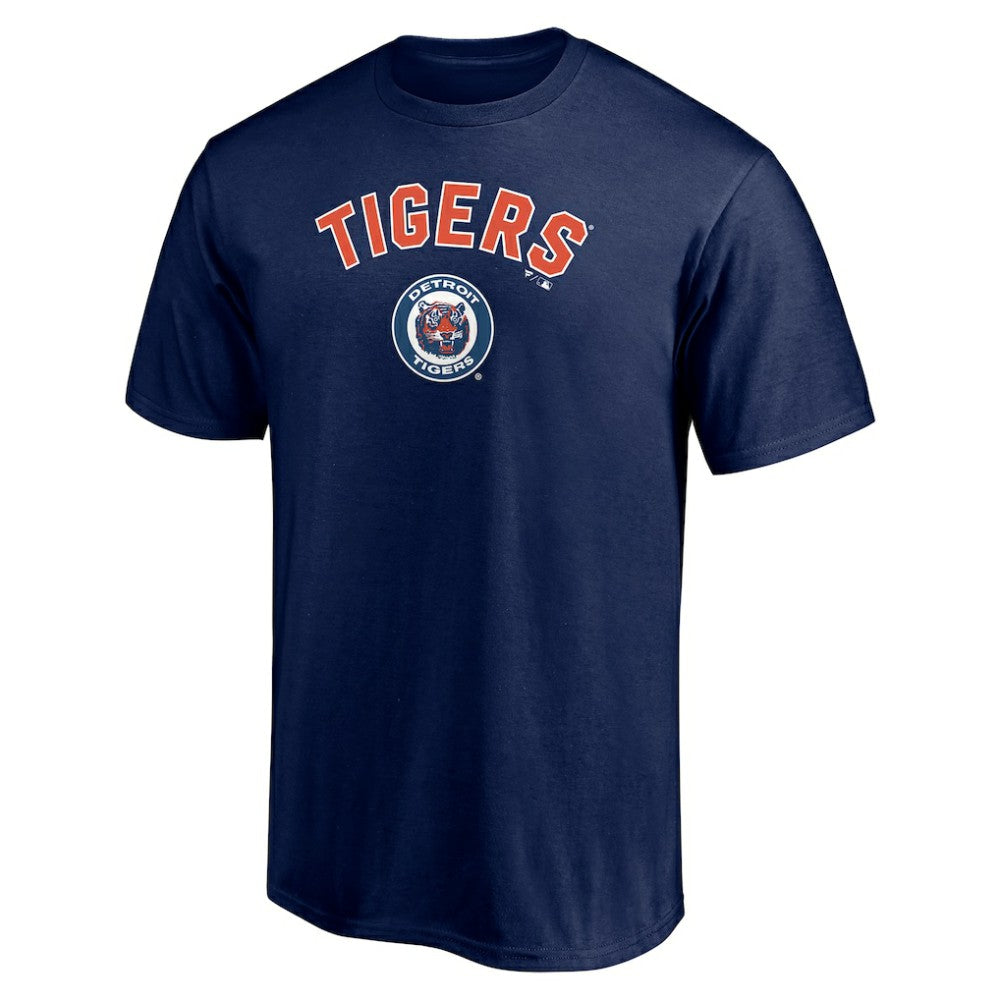 Detroit Tigers Cooperstown Winning Streak Personalized Name & Number T-Shirt - Navy T-shirts