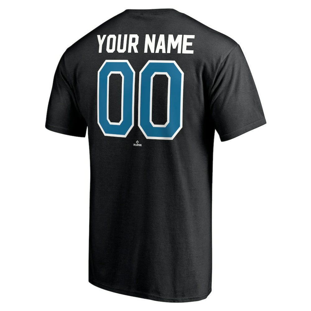 Tampa Bay Rays Cooperstown Winning Streak Personalized Name & Number T-Shirt - Black T-shirts