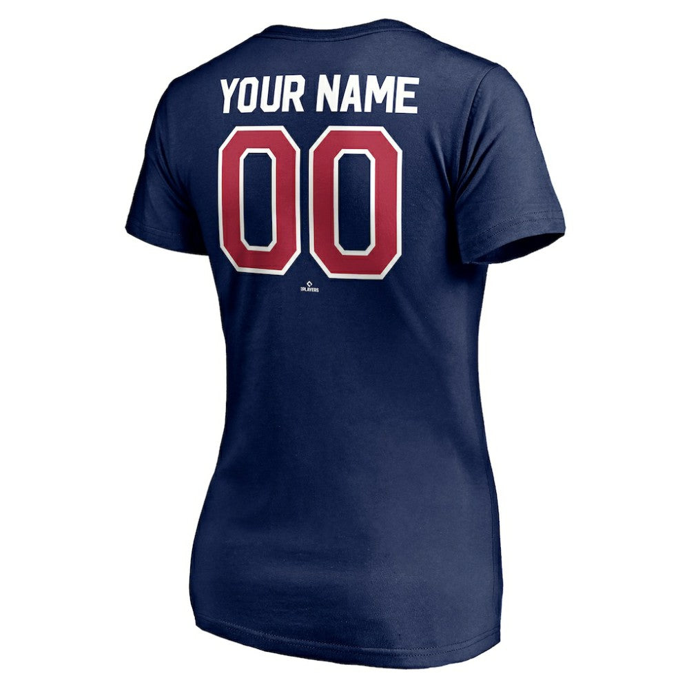 Chicago White Sox Women's Cooperstown Winning Streak Personalized Name & Number V-Neck T-Shirt - Navy T-shirts