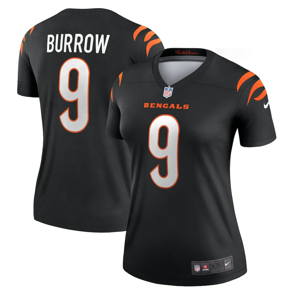 Joe Burrow Cincinnati Bengals Women's Legend Player Performance Top - Black Tops