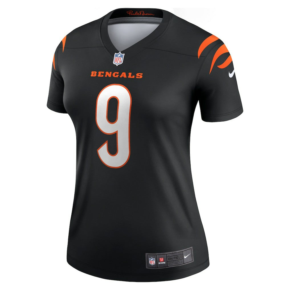 Joe Burrow Cincinnati Bengals Women's Legend Player Performance Top - Black Tops